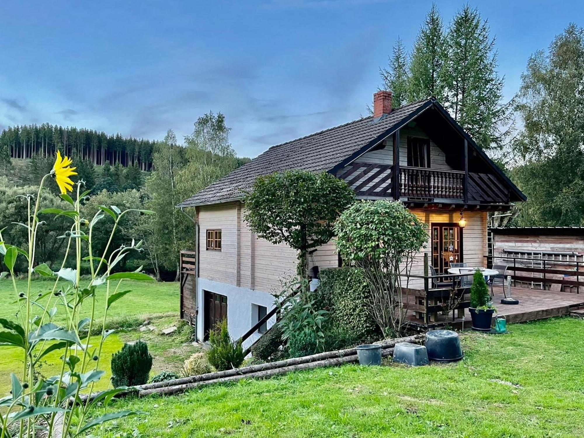 Вилла Blockhaus Ourtal Winterspelt Экстерьер фото